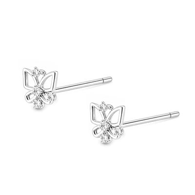 Brinco de Prata Borboleta - 66626