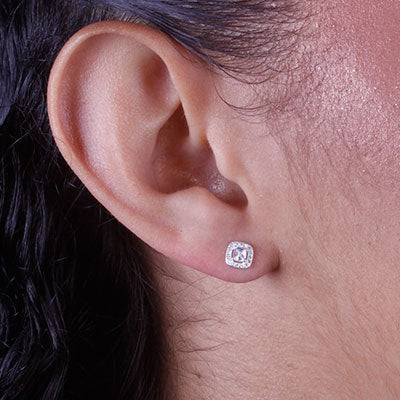 Brinco de Prata com Zircônia - 66631