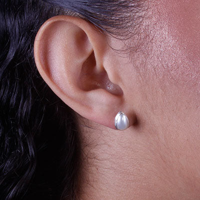 Brinco de Prata com Pérola - 66637