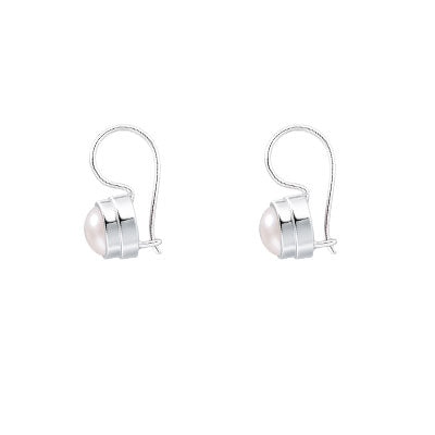 Brinco de Prata com Pérola - 66639