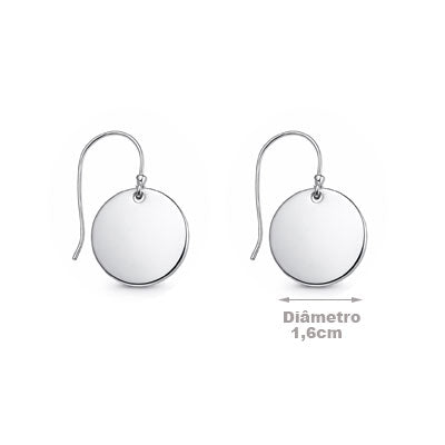 Brinco de Prata Liso - 66684