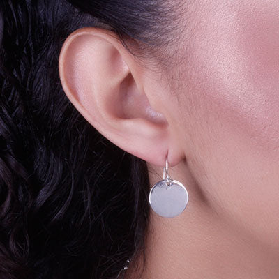 Brinco de Prata Liso - 66684