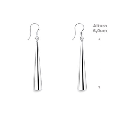 Brinco de Prata Liso - 66711