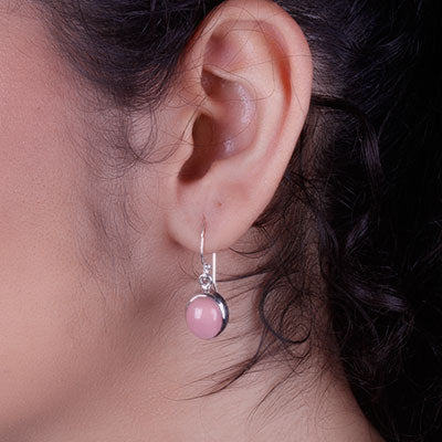 Brinco de Prata com Opala - 66712