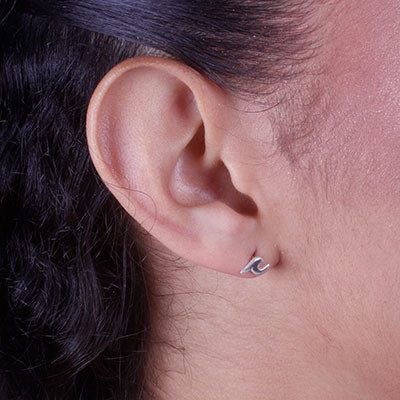 Brinco de Prata Onda - 66715