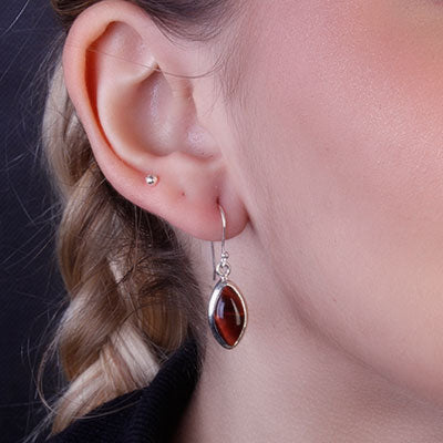 Brinco de Prata com Olho de Boi - 66717