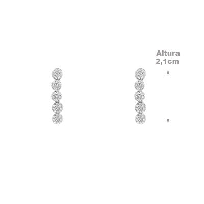 Brinco de Prata Flor - 66728