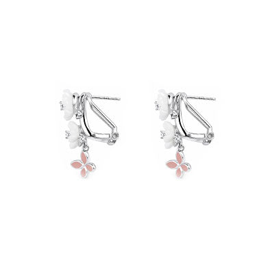 Brinco de Prata com Pedras - 66740