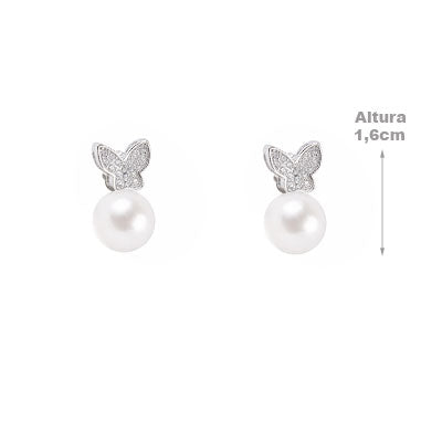 Brinco de Prata Borboleta - 66745
