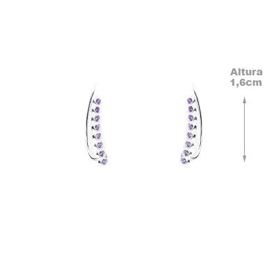 Brinco de Prata Contorno de Orelha (Ear Cuff) - 66768