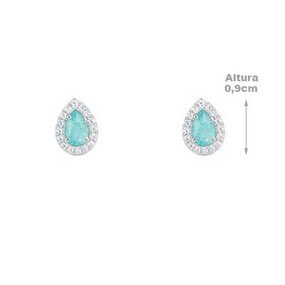 Brinco de Prata com Pedras - 66779