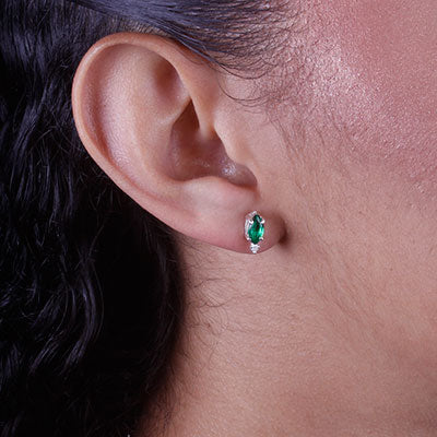 Brinco de Prata com Zircônias - 66783