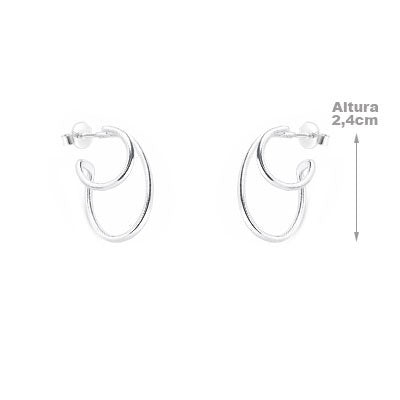 Brinco de Prata Liso - 66785