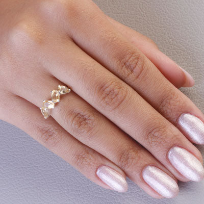 Anel de Prata com Citrino - 66826