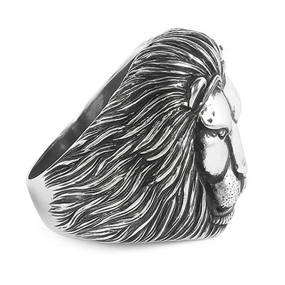 Anel de Prata Leão - 66894