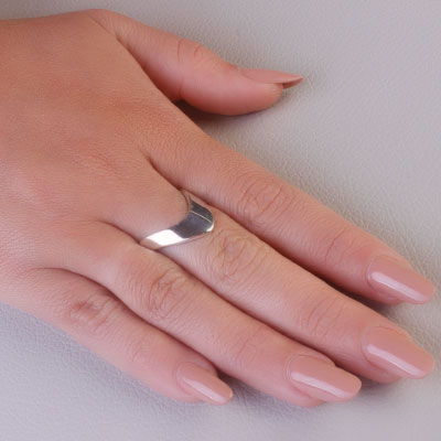 Anel de Prata Liso - 66909