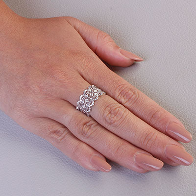 Anel de Prata Trabalhado - 66912