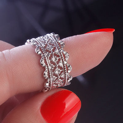 Anel de Prata Trabalhado - 66912