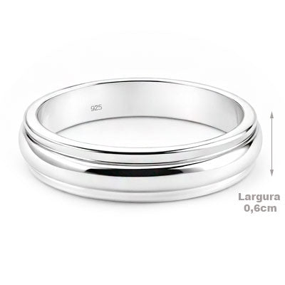 Anel de Prata Bali - 66920