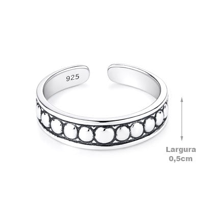 Anel de Prata Dedo do Pé/Falange - 66924