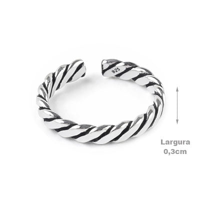 Anel de Prata Dedo do Pé/Falange - 66927