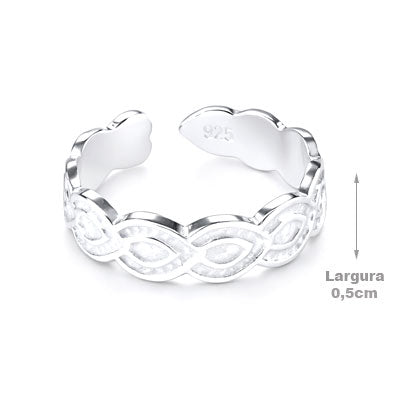 Anel de Prata Dedo de Pé/Falange - 66932