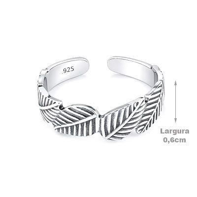 Anel de Prata Dedo do Pé/Falange - 66933