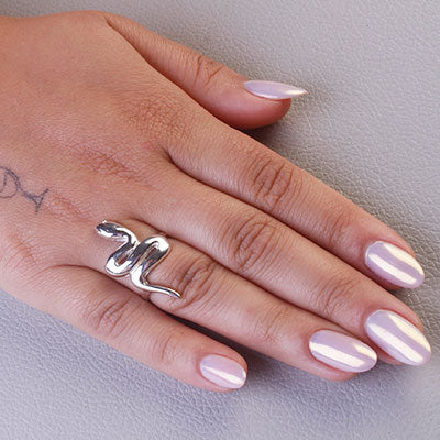 Anel de Prata Serpente/Cobra - 66949