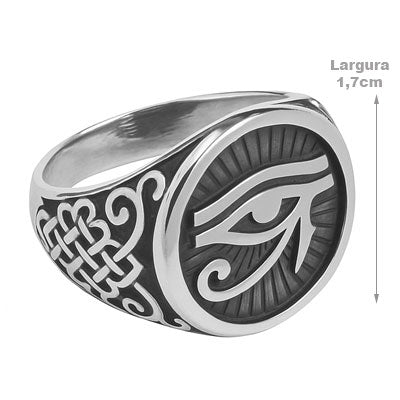 Anel de Prata Olho de Hórus - 66958