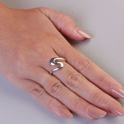 Anel de Prata Liso - 66960