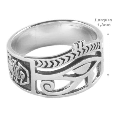 Anel de Prata Olho de Hórus - 66964