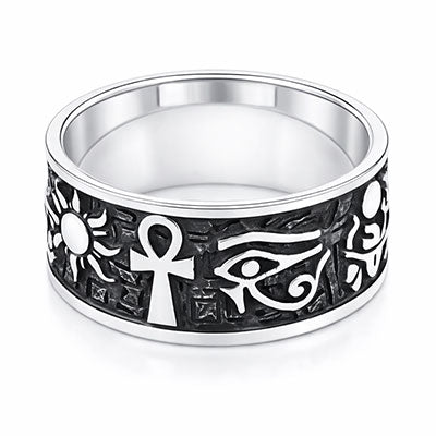 Anel de Prata Egípcio - 66968