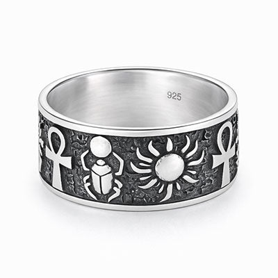 Anel de Prata Egípcio - 66968