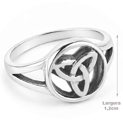 Anel de Prata Triquetra - 66971