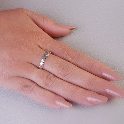 Anel de Prata Estrela - 66982