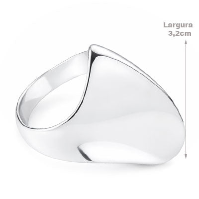 Anel de Prata Liso - 66985