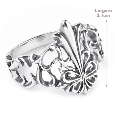 Anel de Prata Cruz - 66991