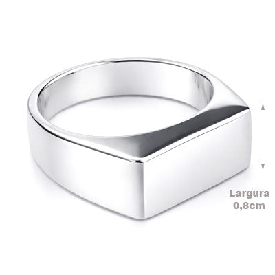 Anel de Prata Liso- 66996