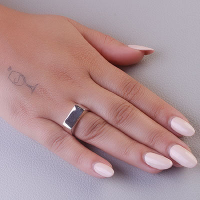 Anel de Prata Liso- 66996