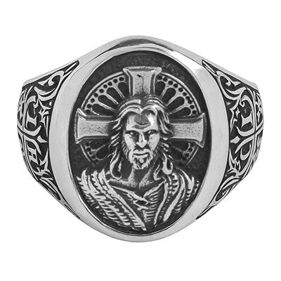 Anel de Prata Jesus - 67003