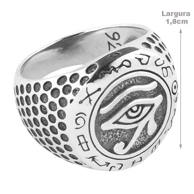 Anel de Prata Olho de Hórus - 67006
