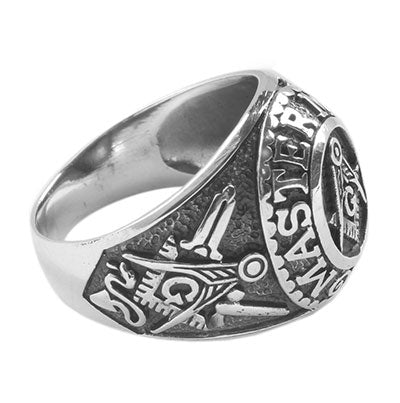 Anel de Prata Maçom - 67016