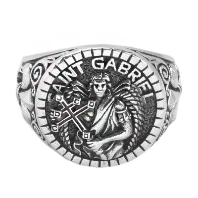 Anel de Prata São Gabriel - 67026