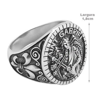 Anel de Prata São Gabriel - 67026
