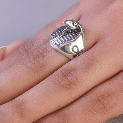 Anel de Prata Hórus - 67033