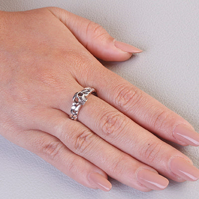 Anel de Prata Caveira - 67034