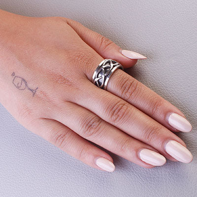 Anel de Prata Bali - 67048