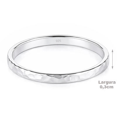 Anel de Prata Liso - 67049