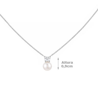 Gargantilha de Prata com Pedras - 67059 - soprata