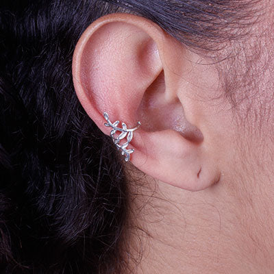 Piercing de Prata Pressão para Orelha - 67064